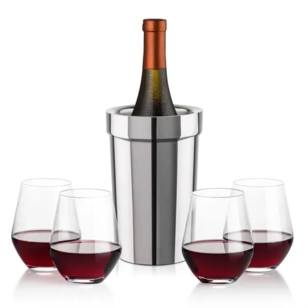 The Milano Wine Cooler & Wine Set combines sleek sophistication with... from ASI 84592 St Regis Group