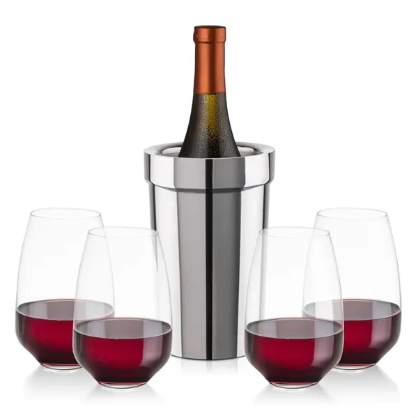 The Milano Wine Cooler & Wine Set combines sleek sophistication with... from ASI 84592 St Regis Group