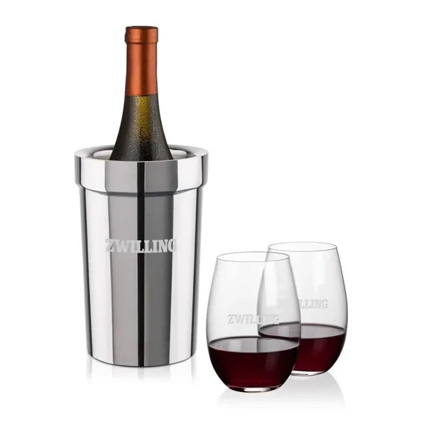 The Milano Wine Cooler & Wine Set combines sleek sophistication with... from ASI 84592 St Regis Group