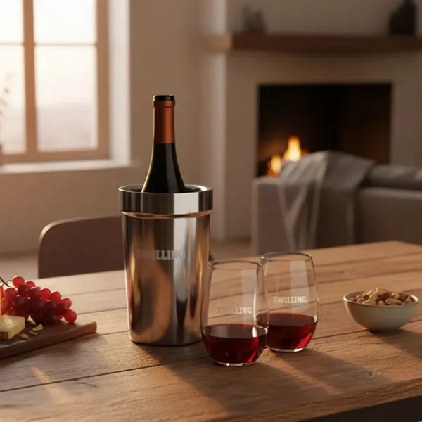 The Milano Wine Cooler & Wine Set combines sleek sophistication with... from ASI 84592 St Regis Group