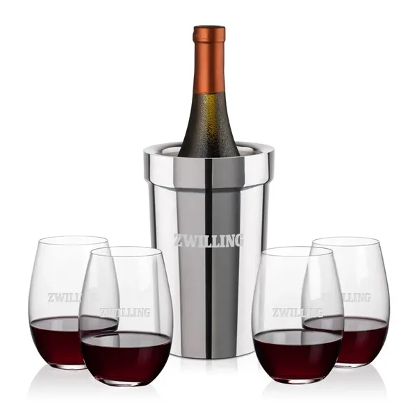 The Milano Wine Cooler & Wine Set combines sleek sophistication with... from ASI 84592 St Regis Group