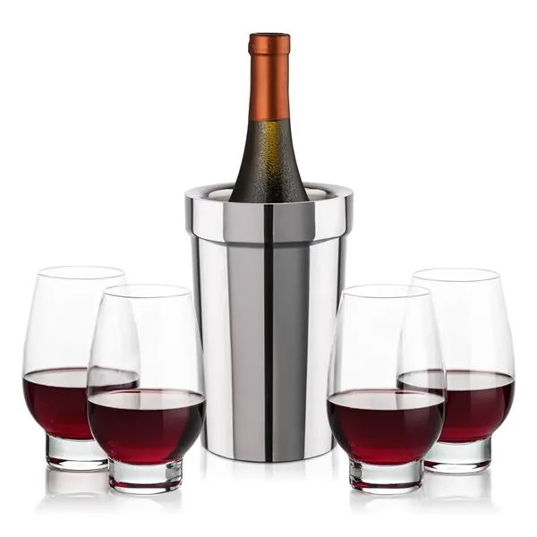 The Milano Wine Cooler & Wine Set combines sleek sophistication with... from ASI 84592 St Regis Group
