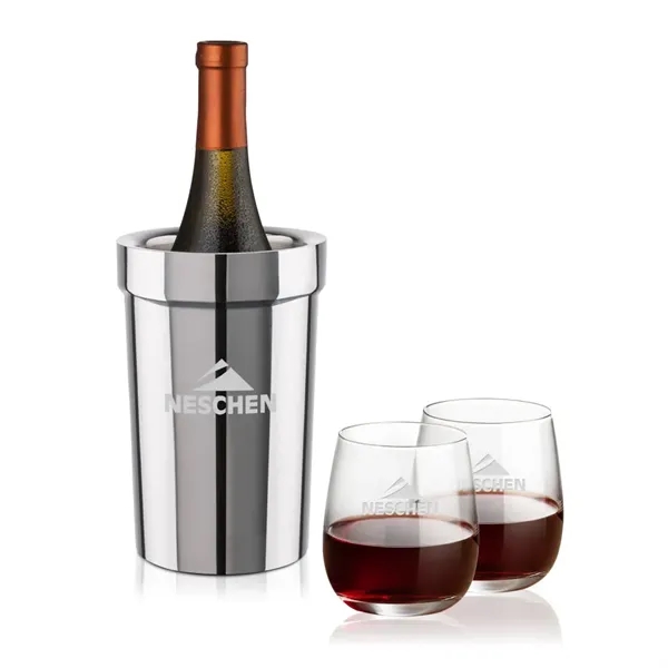 The Milano Wine Cooler & Wine Set combines sleek sophistication with... from ASI 84592 St Regis Group