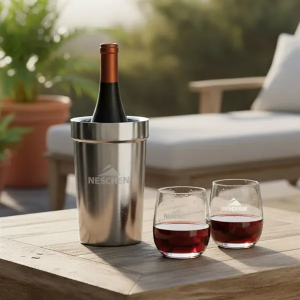 The Milano Wine Cooler & Wine Set combines sleek sophistication with... from ASI 84592 St Regis Group