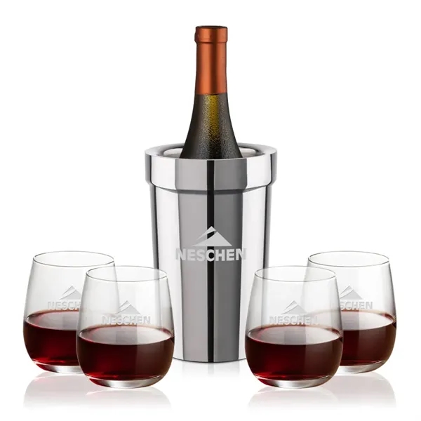 The Milano Wine Cooler & Wine Set combines sleek sophistication with... from ASI 84592 St Regis Group