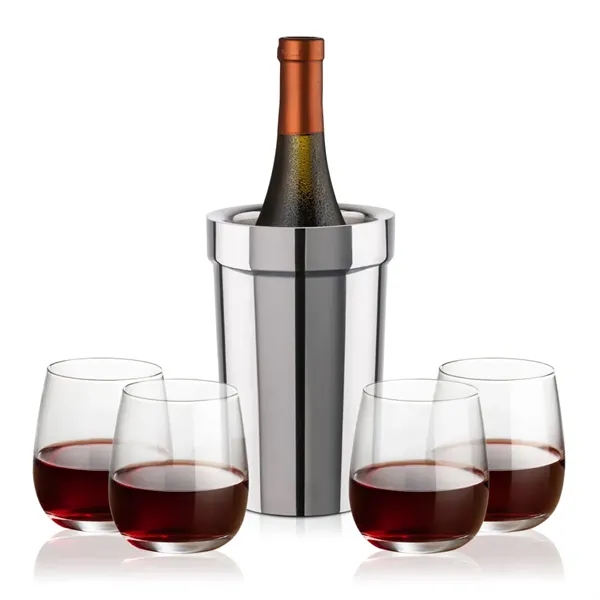 The Milano Wine Cooler & Wine Set combines sleek sophistication with... from ASI 84592 St Regis Group