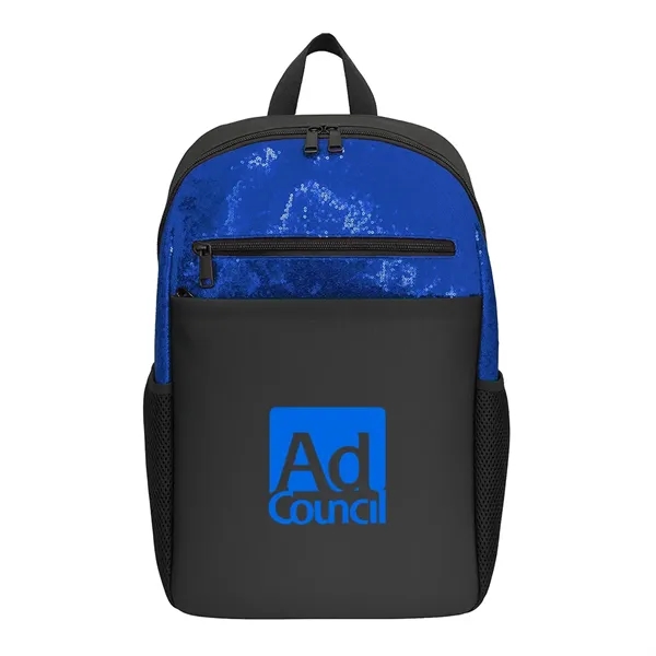 Glitter Backpack with built-in luggage passthrough... from ASI 31517 Admart Products / Admart Line