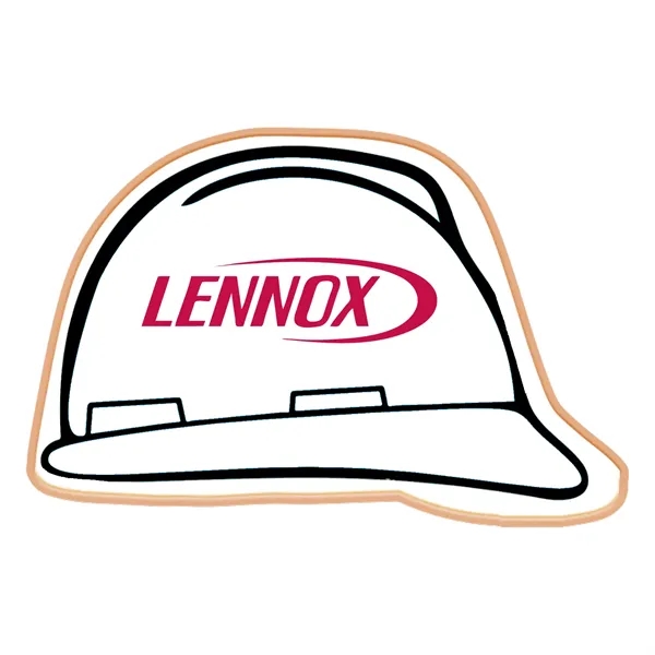 Hard Hat Shaped Logo Sugar Cookie.... from ASI 57653 Gold Bond