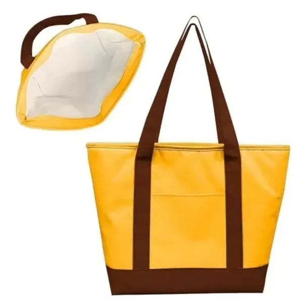 Order Custom Logo Nylon Poly Deluxe Cooler Tote-Extensive Color Options-18W X... from ASI 73775 Unionwear