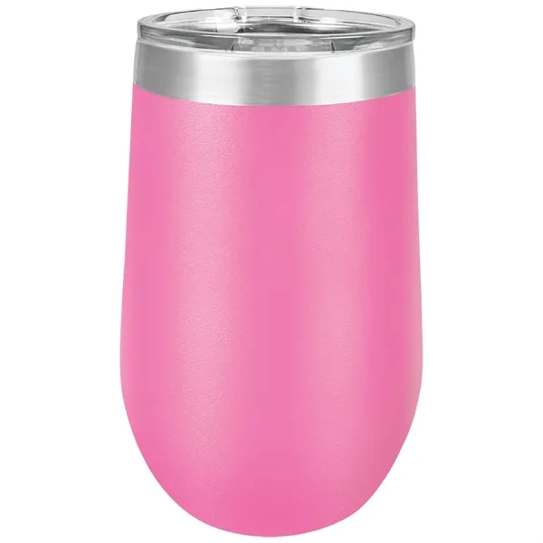 16 oz. colored stainless steel wine glass with stemless, double vacuum... from ASI 74601 Calico