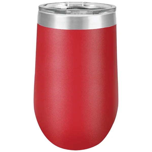 16 oz. colored stainless steel wine glass with stemless, double vacuum... from ASI 74601 Calico