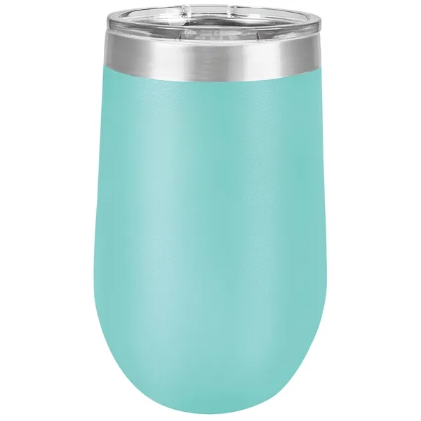 16 oz. colored stainless steel wine glass with stemless, double vacuum... from ASI 74601 Calico