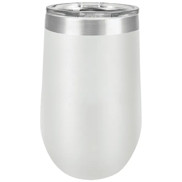 16 oz. colored stainless steel wine glass with stemless, double vacuum... from ASI 74601 Calico