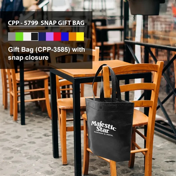 Snap Gift Bag... from ASI 30208 A P Specialties / AP Specialties
