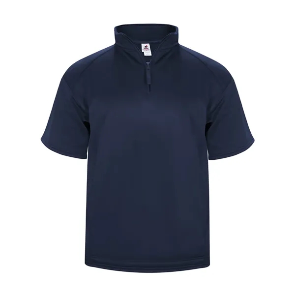 The Perf. Fleece S/S 1/4 Zip is made from 100% polyester... from ASI 37461 Augusta Sportswear