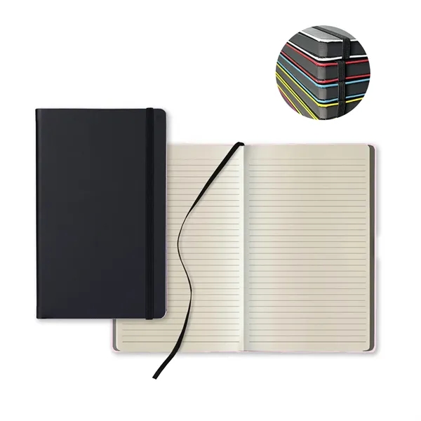 Black laser medio lined ivory page journal comes in an assortment... from ASI 68507 The Magnet Group / Castelli