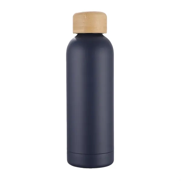 17 oz Eco-Friendly Vacuum Stainless Steel Bottle w/ Bamboo Lid... from ASI 36730 Ariel Premium Supply Inc