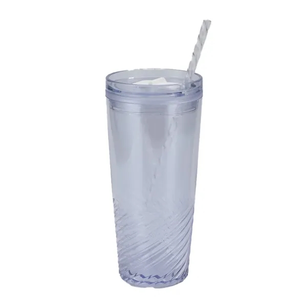 20 oz Recycled Acrylic Straw Tumbler... from ASI 36730 Ariel Premium Supply Inc