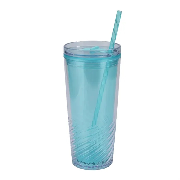20 oz Recycled Acrylic Straw Tumbler... from ASI 36730 Ariel Premium Supply Inc