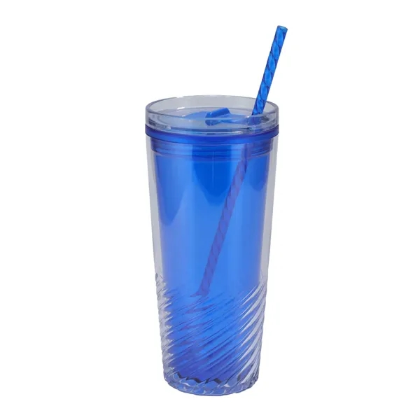 20 oz Recycled Acrylic Straw Tumbler... from ASI 36730 Ariel Premium Supply Inc