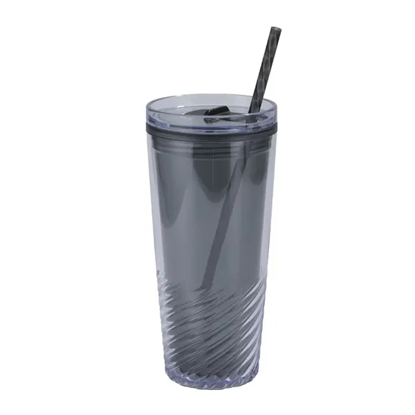 20 oz Recycled Acrylic Straw Tumbler... from ASI 36730 Ariel Premium Supply Inc