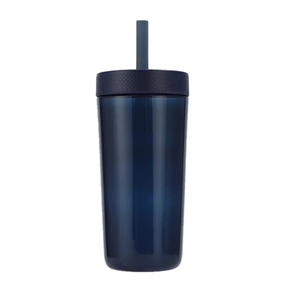 22 oz Recycled Polypropylene Tumbler with Silicone Straw... from ASI 36730 Ariel Premium Supply Inc
