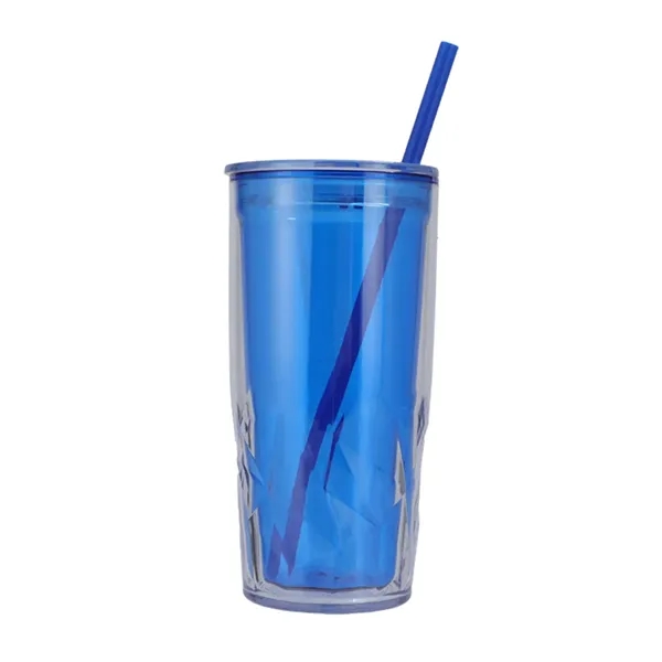 16 oz Recycled Acrylic Straw Tumbler... from ASI 36730 Ariel Premium Supply Inc