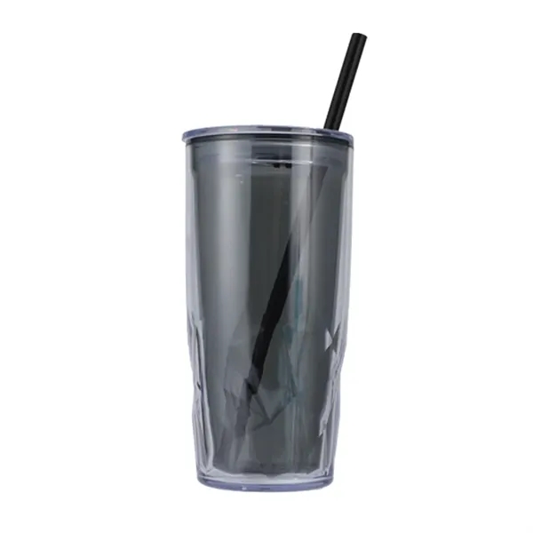 16 oz Recycled Acrylic Straw Tumbler... from ASI 36730 Ariel Premium Supply Inc