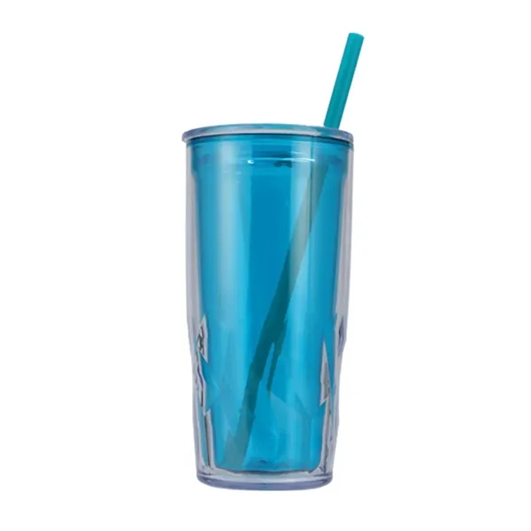 16 oz Recycled Acrylic Straw Tumbler... from ASI 36730 Ariel Premium Supply Inc