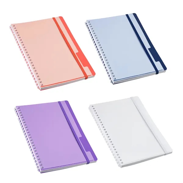 Soft Spiral Notebook With Front Pocket... from ASI 36730 Ariel Premium Supply Inc