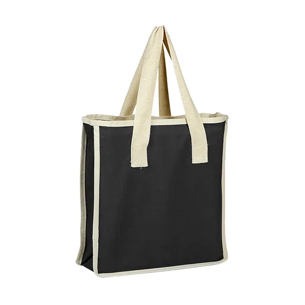 Classic canvas tote with vibrant . Spacious, durable & eco-friendly for... from ASI 41511 Brainchild USA Inc / BrainChild Gift Club