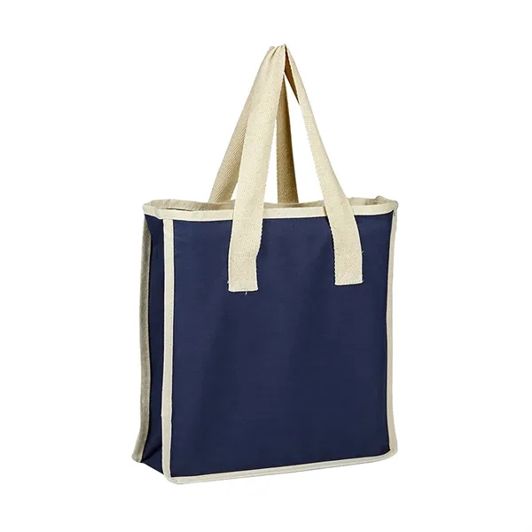 Classic canvas tote with vibrant . Spacious, durable & eco-friendly for... from ASI 41511 Brainchild USA Inc / BrainChild Gift Club