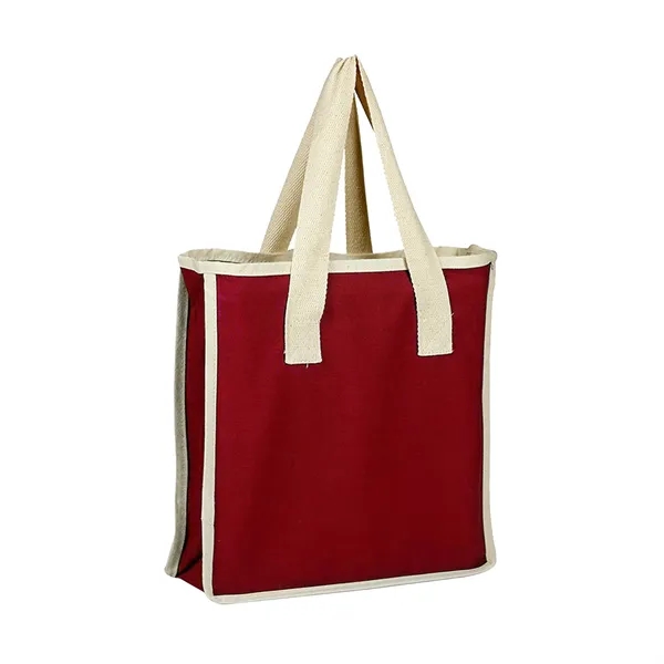 Classic canvas tote with vibrant . Spacious, durable & eco-friendly for... from ASI 41511 Brainchild USA Inc / BrainChild Gift Club