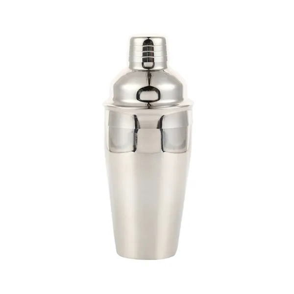 Single wall stainless steel cocktail shaker plus laser engraving on 1... from ASI 37218 Athena Promo (tm)