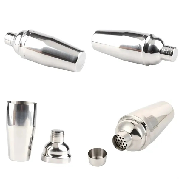 Single wall stainless steel cocktail shaker plus laser engraving on 1... from ASI 37218 Athena Promo (tm)