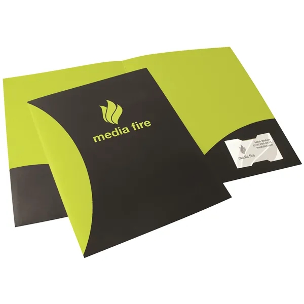 9" x 12" Presentation Folders, outside curve color matches inside color,... from ASI 95280 Warwick Publishing Co / Warwick Folders Made Easy