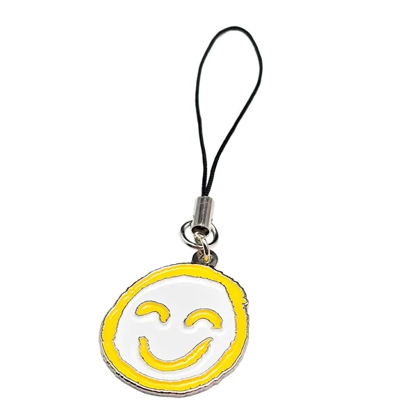 Custom cut diestruck phone charm attaches via a string to devices,... from ASI 61966 HPG / BCG Creations HPG Gold