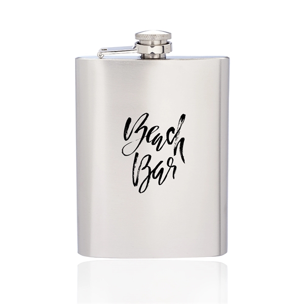 Stainless steel hip flask with double wall construction and screw on/off... from ASI 39552 BEL Promo