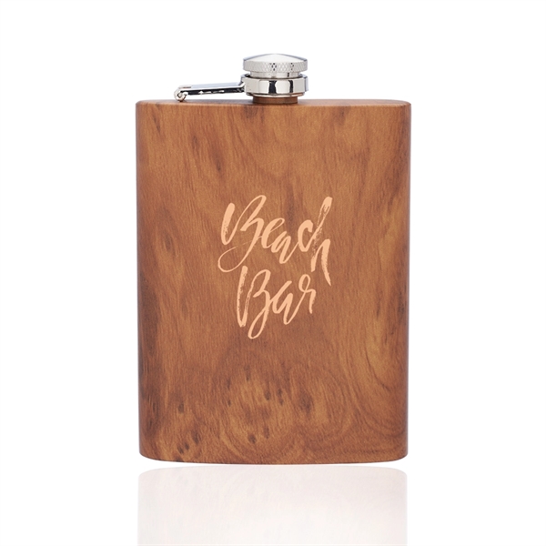 Stainless steel hip flask with double wall construction and screw on/off... from ASI 39552 BEL Promo