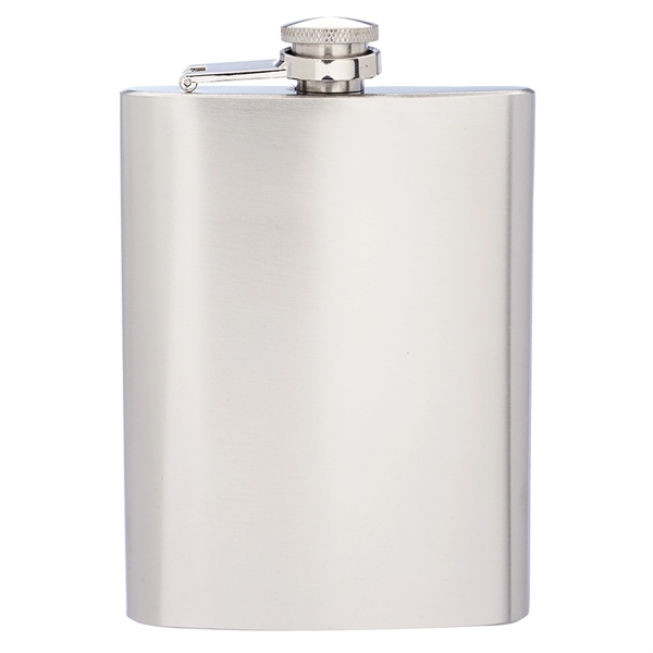 Stainless steel hip flask with double wall construction and screw on/off... from ASI 39552 BEL Promo