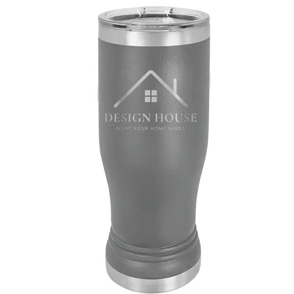 Polar Camel double-wall vacuum-insulated stainless steel 14 ounce pilsner-style tumbler with... from ASI 74601 Calico