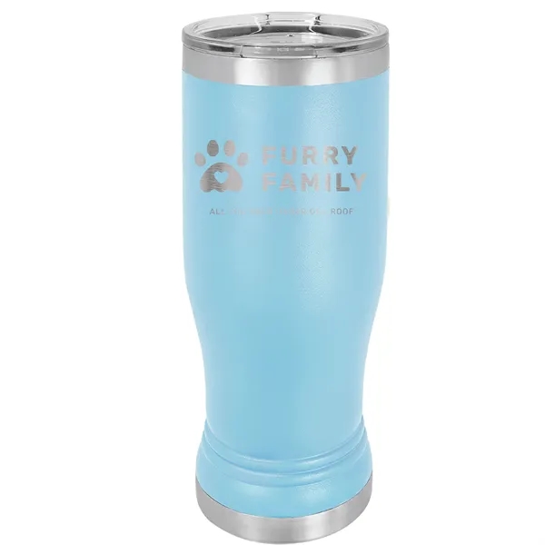 Polar Camel double-wall vacuum-insulated stainless steel 14 ounce pilsner-style tumbler with... from ASI 74601 Calico