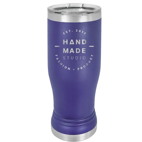 Polar Camel double-wall vacuum-insulated stainless steel 14 ounce pilsner-style tumbler with... from ASI 74601 Calico