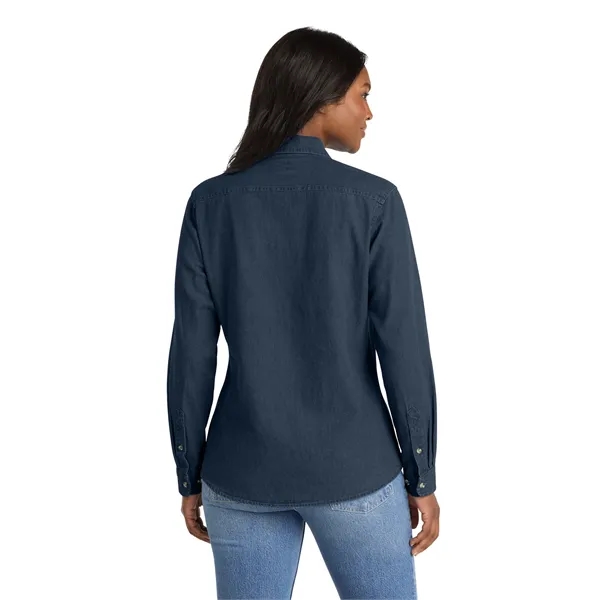 Port & Company - Ladies Long Sleeve Value Denim Shirt.... from ASI 84863 SanMar