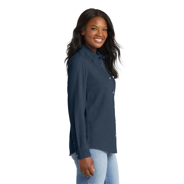 Port & Company - Ladies Long Sleeve Value Denim Shirt.... from ASI 84863 SanMar