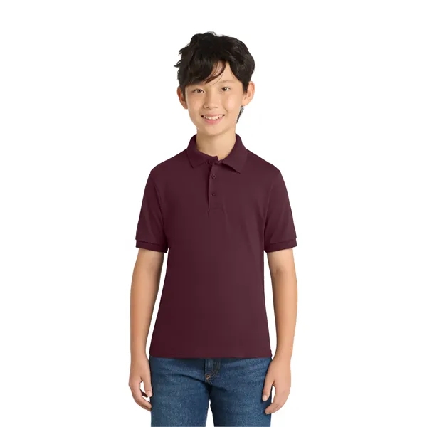 Port & Company Youth Core Blend Jersey Knit Polo.... from ASI 84863 SanMar