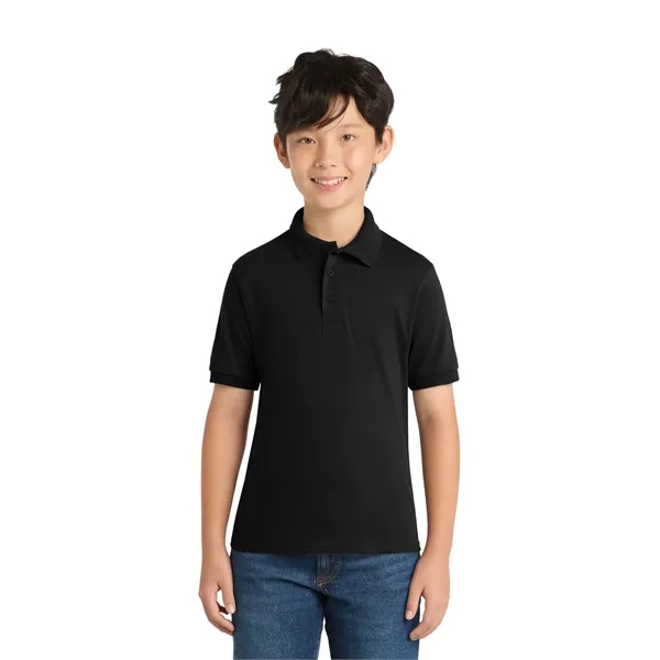 Port & Company Youth Core Blend Jersey Knit Polo.... from ASI 84863 SanMar