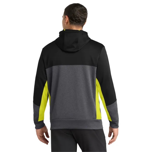 Sport-Tek Tech Fleece Colorblock Full-Zip Hooded Jacket.... from ASI 84863 SanMar