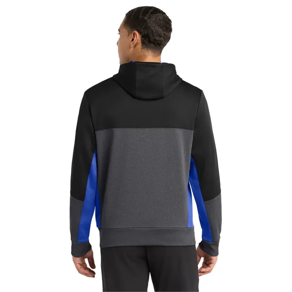 Sport-Tek Tech Fleece Colorblock Full-Zip Hooded Jacket.... from ASI 84863 SanMar