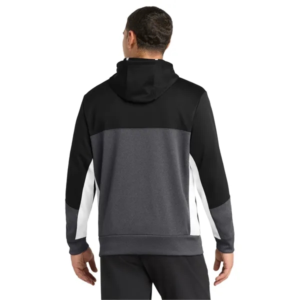 Sport-Tek Tech Fleece Colorblock Full-Zip Hooded Jacket.... from ASI 84863 SanMar
